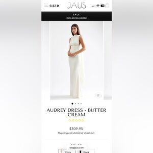 Jaus Butter Cream Audrey Wedding Dress
